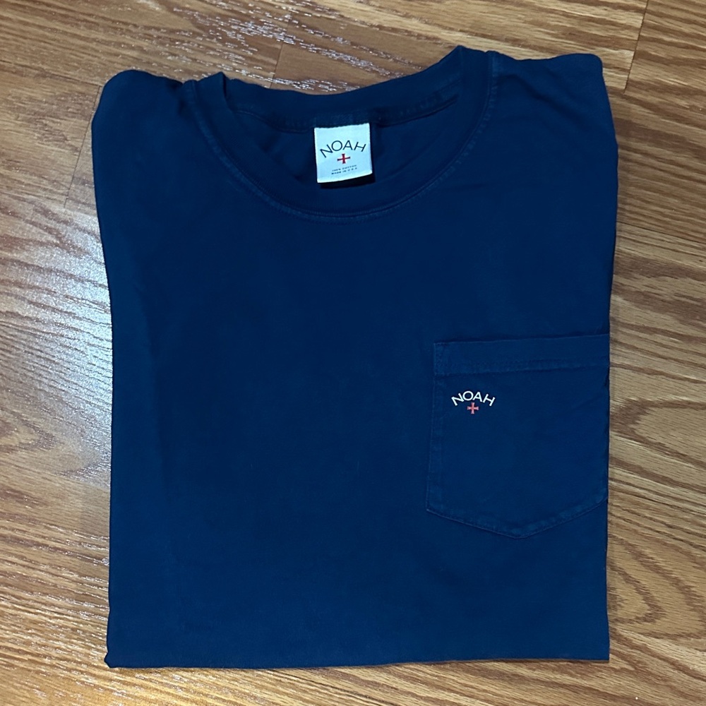 Noah NYC Navy Blue Short Sleeve Tee